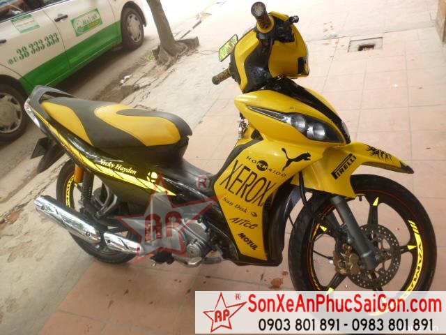 Bảng giá sơn xe Yamaha Jupiter 