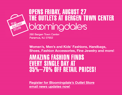 Fashion Outlet on Fashion Prospectress  Bloomingdale S Opens Outlet In    Nj