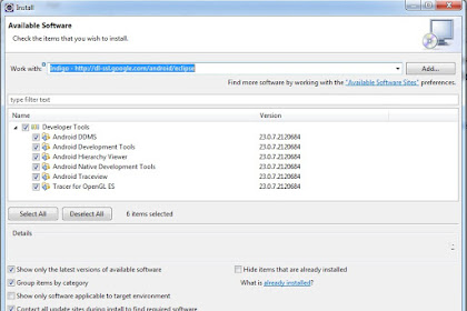 Tutorial Cara Instal ADT Plugin Android pada Eclipse 