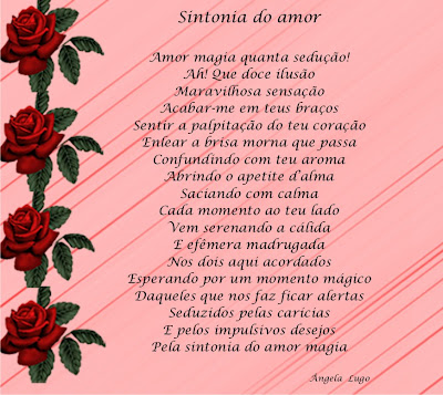 poesia de amor. sintonia do amor poemas