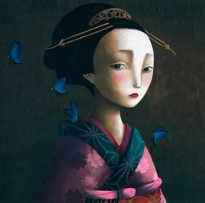 Imagen de Los Amantes Mariposa libro escrito e ilustrado por el ilustrador francés Benjamin Lacombe