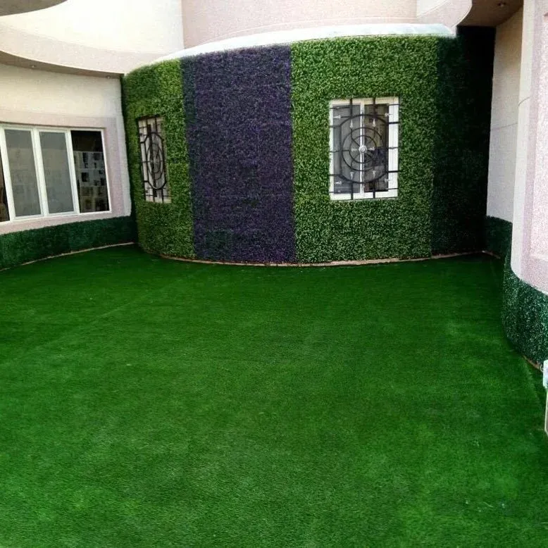 تنسيق عشب جدارى عشب صناعى نجيل طبيعى مظلات شلالات نوافيرتنسيق حدائق الرياض