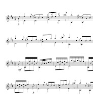 classical guitar sheetmusic example