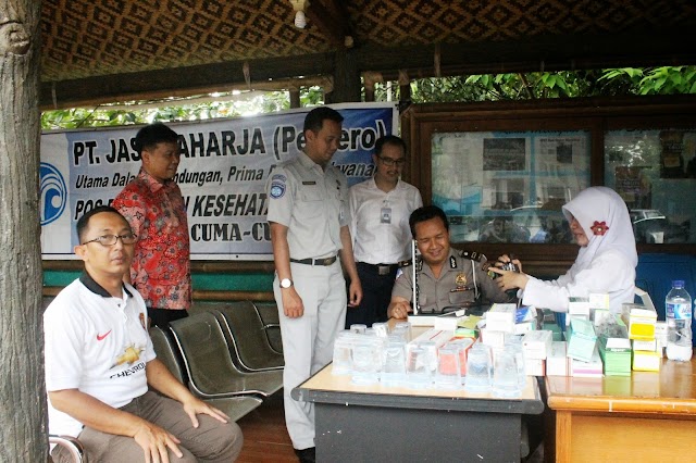 Jasa Raharja Samsat Depok Gelar Pengobatan Gratis