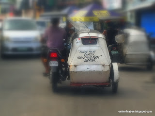 funny tricycle sign in the philippines