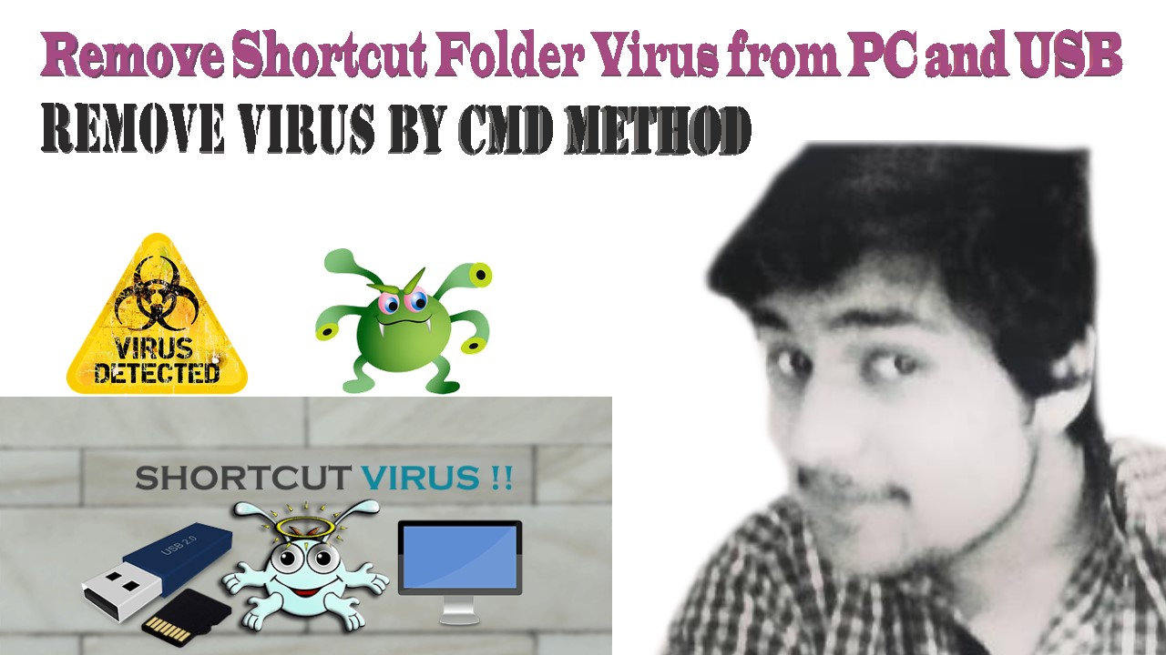 How to Remove Shortcut Folder Virus from PC and USB in Urdu/Hindi | Remove Virus by CMD Method | TIP HIPPO