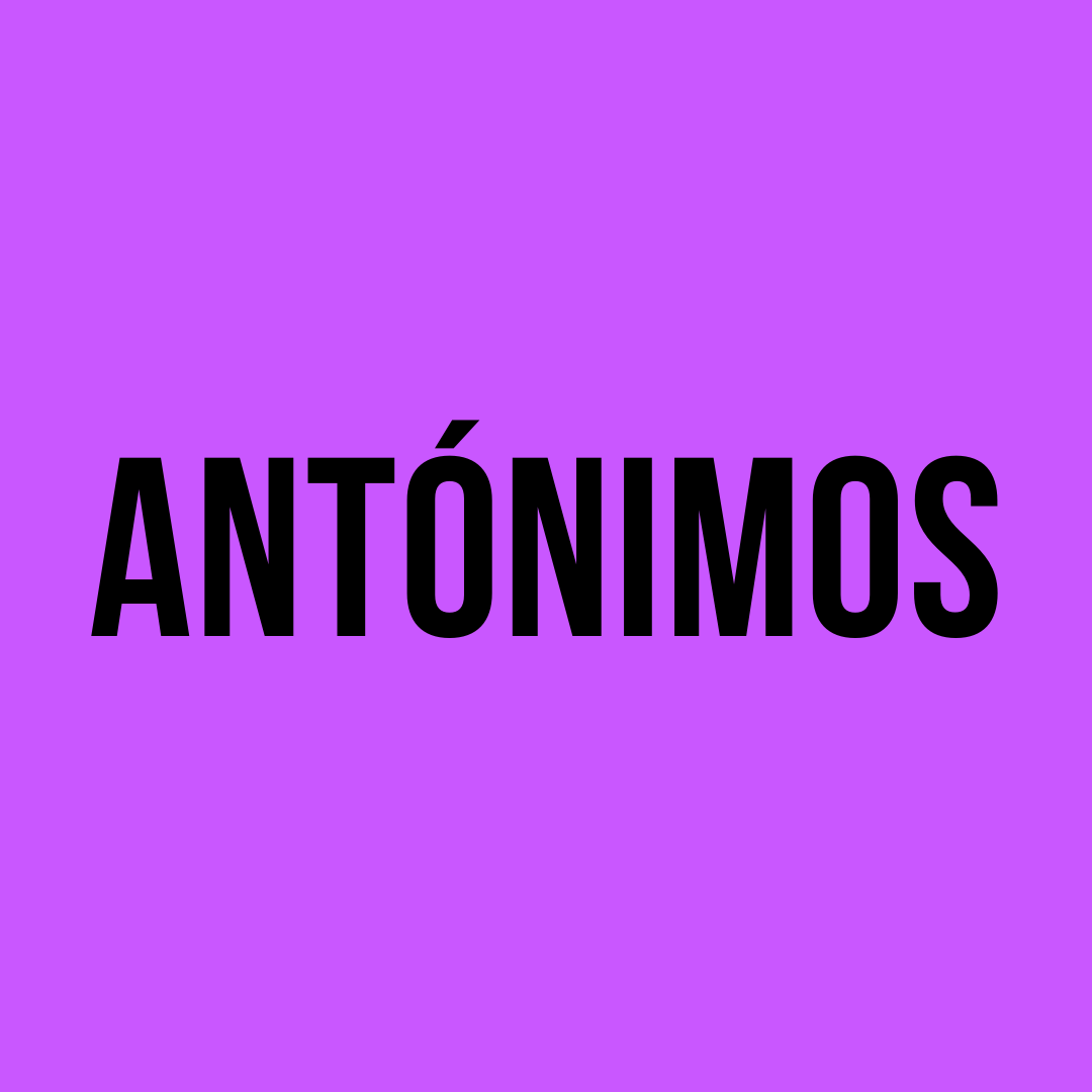 antónimos