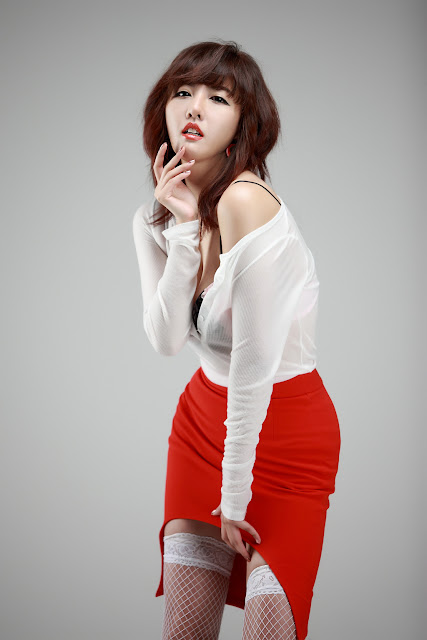 2 Sexy Red - Jung Yu Ri -Very cute asian girl - girlcute4u.blogspot.com