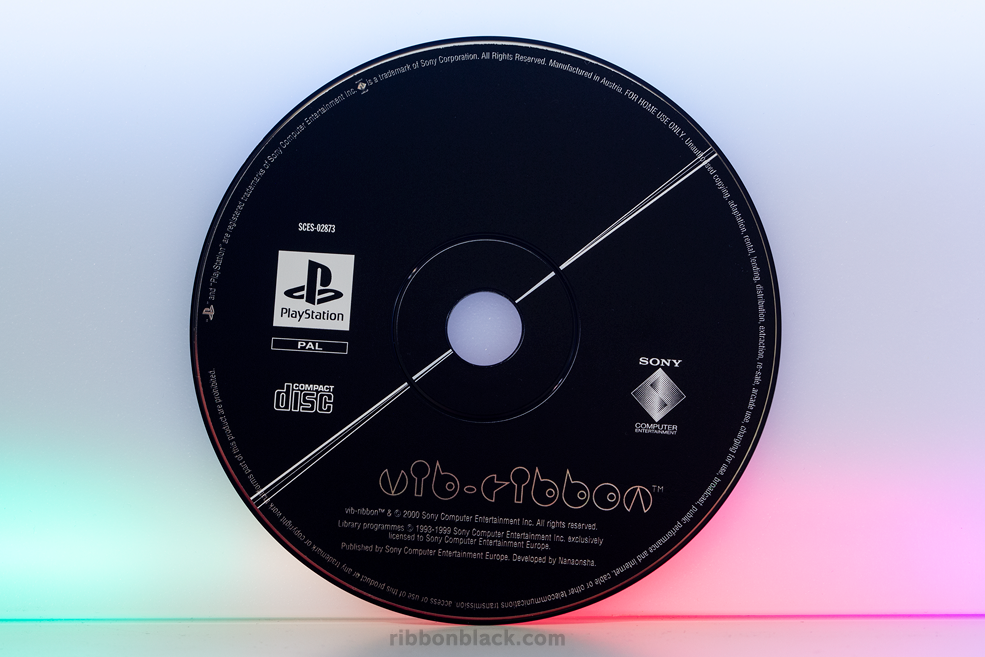 Ribbon Black: Vib Ribbon Press Kit - full disc contents!