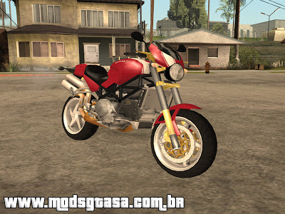 Ducati Monster S4R para GTA San Andreas