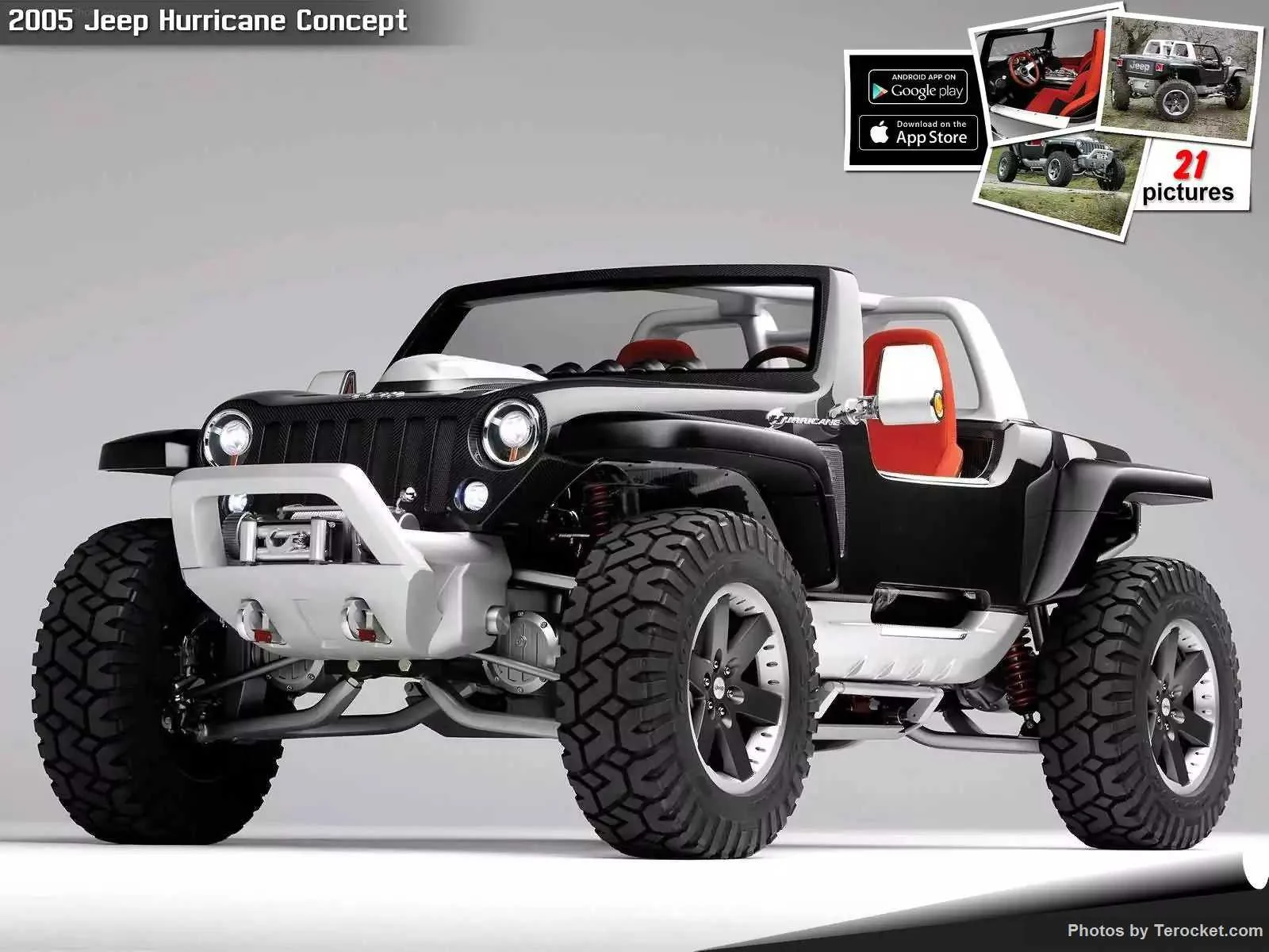 Hình ảnh xe ô tô Jeep Hurricane Concept 2005 & nội ngoại thất