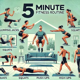what is 5 minute daily fitness exercises