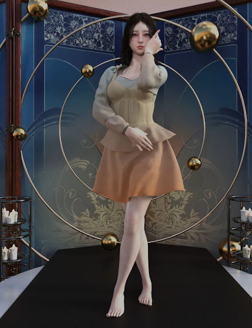dForce EG Multi-style Skirt Set for Genesis 9 Review