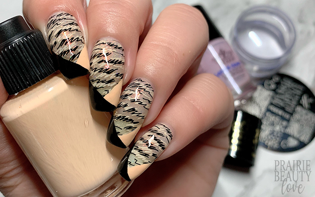 Prairie Beauty: NAIL ART: Modified French Scribble Stamping Nails