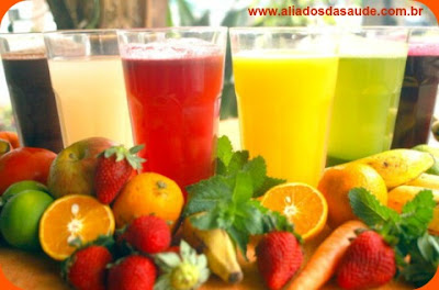 Sucos de Frutas - Opção para uma alimentação saudável