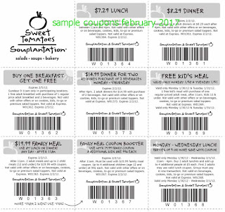 Sweet Tomatoes coupons february 2017