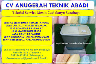 Teknisi Service Mesin Cuci Sanyo Surabaya