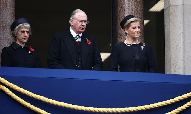 King Charles, Queen Consort, the Prince and Princess of Wales, the Countess of Wessex, Princess Anne and the Duchess of Gloucester