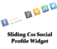Tạo widget Hồ sơ xã hội sử dụng Css dạng trượt cho blogger