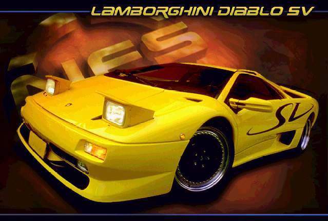 Lamborghini Diablo SV Posters,