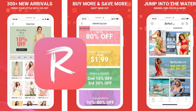 Encuentra toda la moda para chicas en ROMWE app