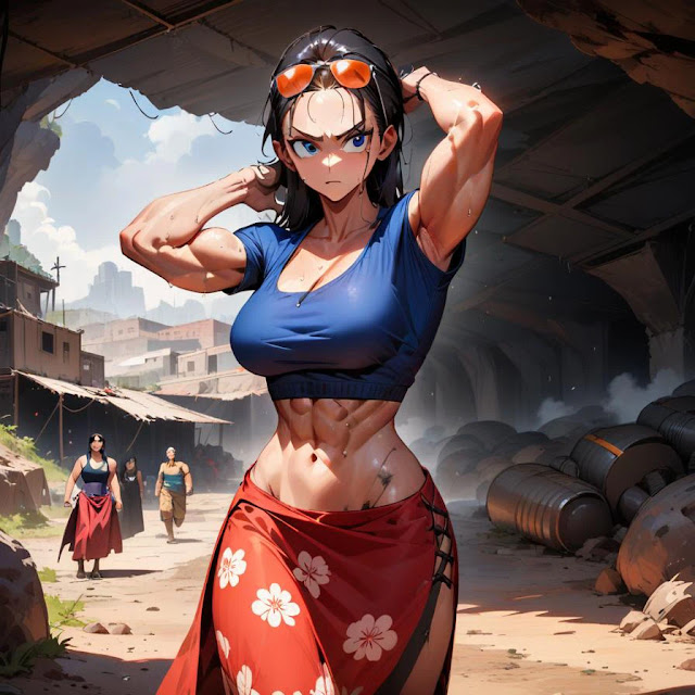 Anime One Piece - Nico Robin trở thành nữ lực sĩ vô cùng mạnh mẽ 8