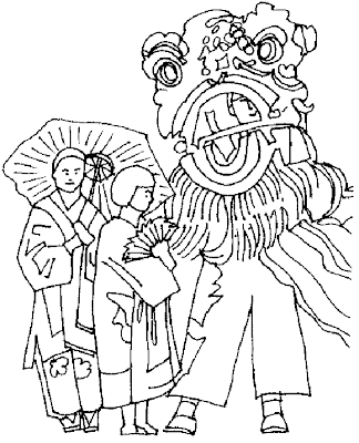 Chinese  Year Coloring on Chinese New Year Coloring Pages For Kids To Print And Enjoy We Have