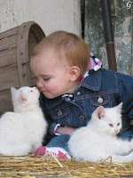 Cute Babies Pictures With Cat Images