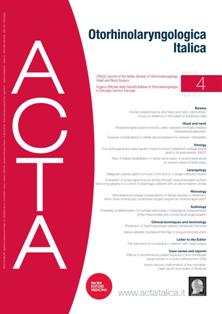 ACTA Otorhinolaryngologica Italica 2016-04 - August 2016 | ISSN 1827-675X | TRUE PDF | Bimestrale | Professionisti | Medicina | Salute | Otorinolaringoiatria
ACTA Otorhinolaryngologica Italica first appeared as Annali di Laringologia Otologia e Faringologia and was founded in 1901 by Giulio Masini. It is the official publication of the Italian Hospital Otology Association (A.O.O.I.) and, since 1976, also of the Società Italiana di Otorinolaringologia e Chirurgia Cervico-Facciale (S.I.O.Ch.C.-F.).
The journal publishes original articles (clinical trials, cohort studies, case-control studies, cross-sectional surveys, and diagnostic test assessments) of interest in the field of otorhinolaryngology as well as case reports (unique, highly relevant and educationally valuable cases), case series, clinical techniques and technology (a short report of unique or original methods for surgical techniques, medical management or new devices or technology), editorials (including editorial guests – special contribution) and letters to the editors. Articles concerning science investigations and well prepared systematic reviews (including meta-analyses) on themes related to basic science, clinical otorhinolaryngology and head and neck surgery have high priority. The journal publish furthermore official proceedings of the Italian Society, special columns as well as calendar of events.
Manuscripts must be prepared in accordance with the Uniform Requirements for Manuscripts Submitted to Biomedical Journals developed by the international committee of medical journal editors. Texts must be original and should not be presented simultaneously to more than one journal.
Only papers strictly adhering to the editorial instructions outlined herein will be considered for publication. Acceptance is upon the critical assessment by experts in the field (Reviewers), the introduction of any changes requested and the final decision of the Editor-in-Chief.