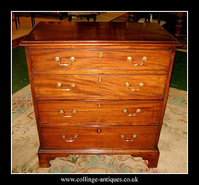 georgian mahogany chest of drawers