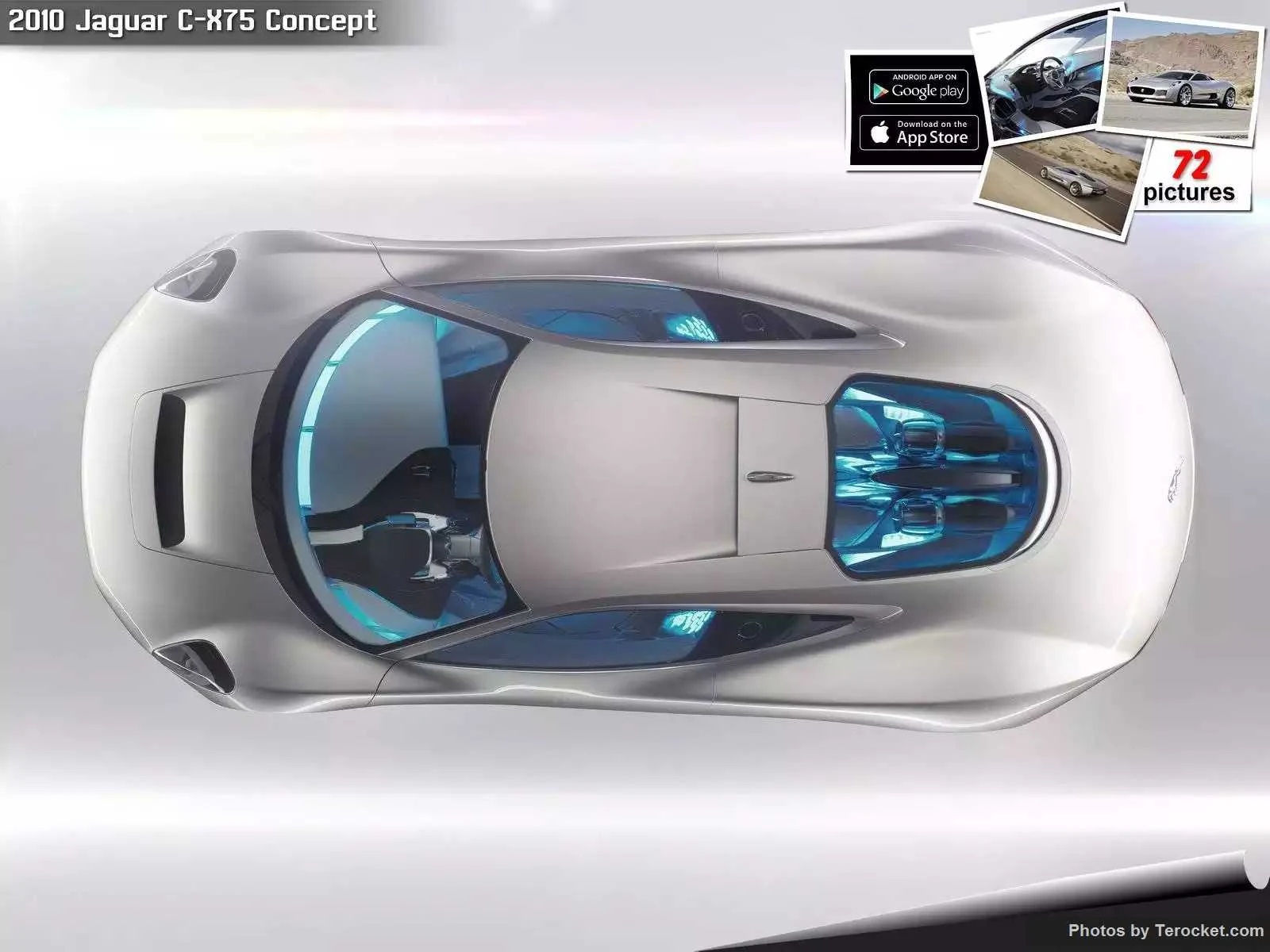 Hình ảnh xe ô tô Jaguar C-X75 Concept 2010 & nội ngoại thất