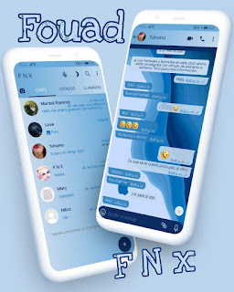 Blue Theme For YOWhatsApp & Fouad WhatsApp By Ave fénix