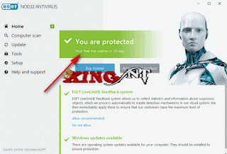 كيفية تفعيل و تجديد مدة برنامج NOD32 ANTIVIRUS ليصبح 30 يوم مرة اخرى