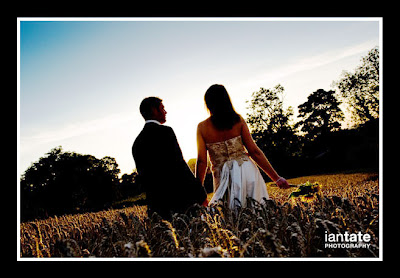 wedding photography wheat field