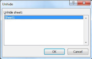 Cara Sembunyikan dan Menampilkan Sheet Pada Excel