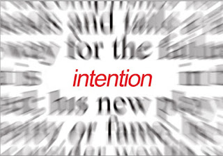 working with intention