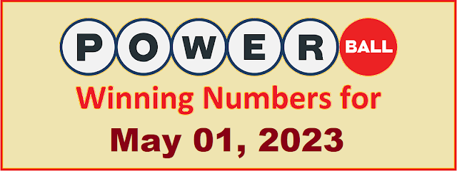 PowerBall Winning Numbers for Monday, May 01, 2023