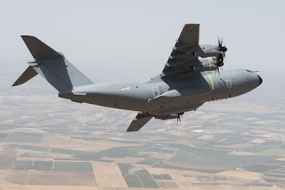 VOLA IL PRIMO A400M DELL'AERONAUTICA SPAGNOLA