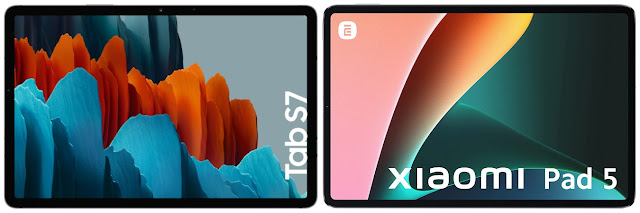 Samsung Galaxy Tab S7 128 GB vs Xiaomi Pad 5 256 GB