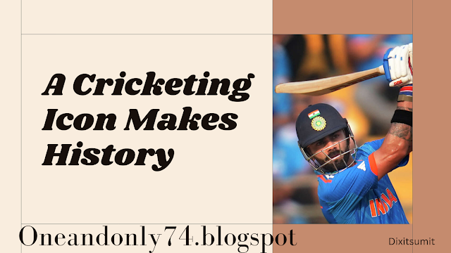 A Cricketing Icon Makes History