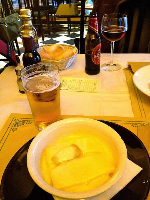 Image of polenta with cheese. Bergamo, Italy.