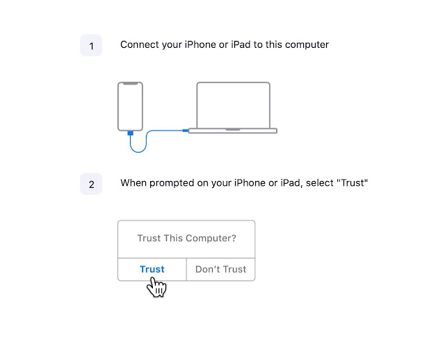 How to share iPad on Zoom Trust Button when sharing an iPad on Zoom