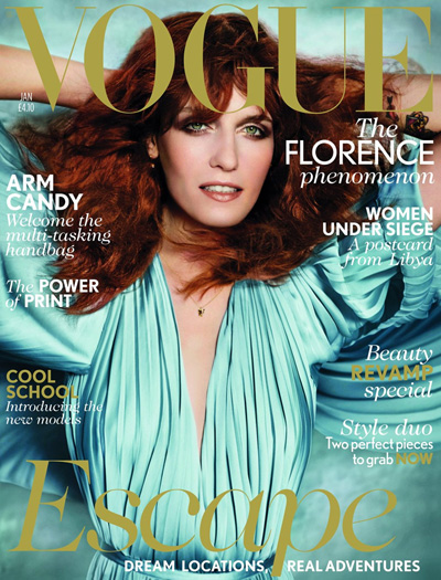 Florence Welch British Vogue January 2012
