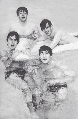 Beatles, Fab Four, Beatles Pool, Beatles Swimming, Beatles Miami, Beatles Beach, Beatles Photos