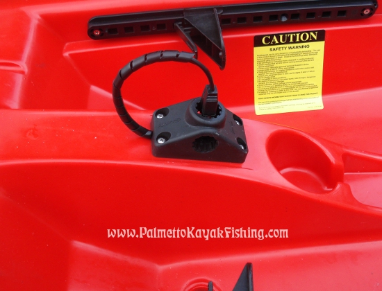 Palmetto Kayak Fishing: DIY Kayak Fish Finder Install - 2012