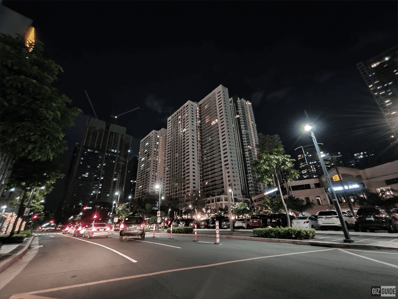 Ultra-wide night sample shot