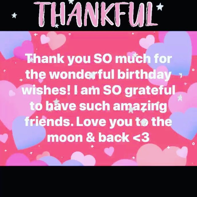 thank you message for birthday greetings