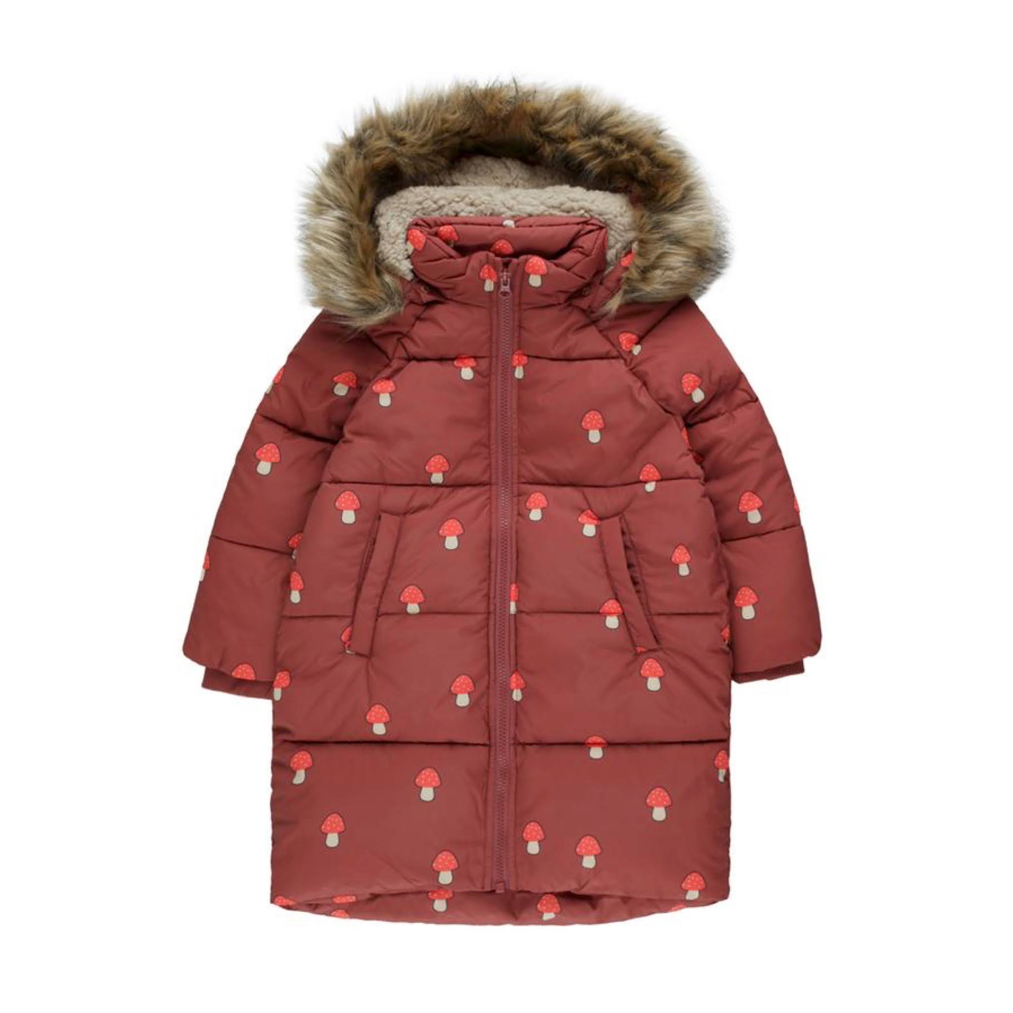 Kids Mushrooms Padded Jacket from Tiny Cottons