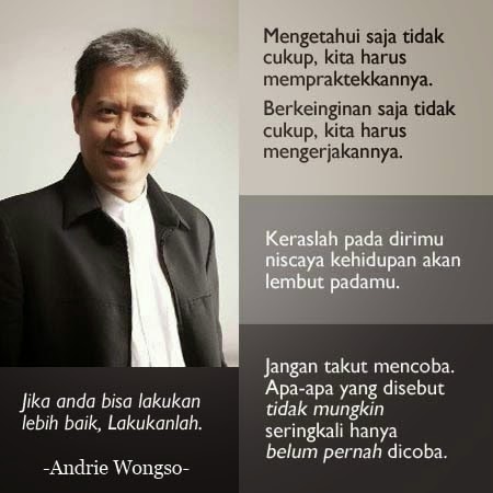 Blog Motivasi: Andrie Wongso