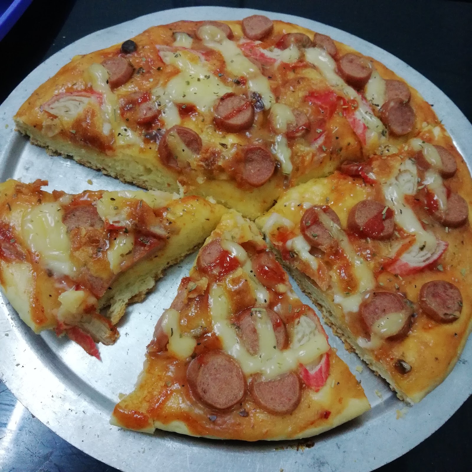 Resepi Pizza Homemade Paling Mudah